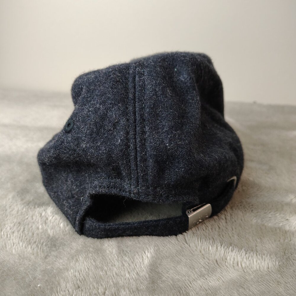 GAP Hat Strapback Gray Adjustable Wool Blend Logo… - image 4
